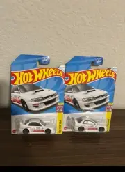 Hot Wheels 98 Subaru Impreza 22B-Sti Version lot of 2