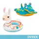【INTEX】造型游泳圈-羊駝/鱷魚_適用3-6歲15130402/3(58221)