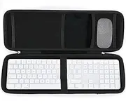 RAIACE Hard Storage Case Compatible with Apple Magic Keyboard + Magic Mouse. (Case Only) - Black