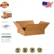 Space-Saving 20x16x4 Recyclable Corrugated Shipping Boxes - Perfect for Home