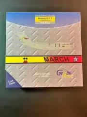 Gemini Macs MARCH DIECAST Model Plane Boeing C-17