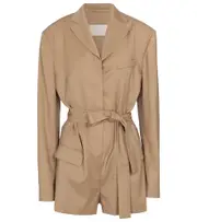 [LOW CLASSIC] LOW CLASSIC Belted playsuit AU 14 beige