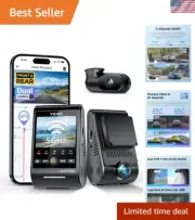 A229 Plus Dash Cam Front and Rear, Dual STARVIS 2 Sensors, 2 Channel HDR, 144...