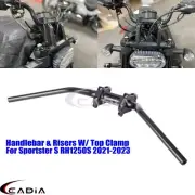 Motorcycle 1-1/4" Inch Drag Bar Handlebar Riser W/ Clamp For Sportster S RH1250S