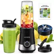 KOIOS Smoothie Blender, 900W Blenders for Kitchen with 27oz No-BPA Portable Bott