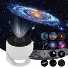 13in1 Night Light Planetarium LED Rotating Star Lamp Projector Galaxy Starry Sky