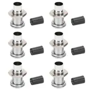 5mm 20Pcs LED Holder Bezel Mount LightEmitting Diode Flat Metal Brass Base CT