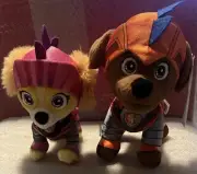 PAW PATROL Rescue Knights ZUMA & SKYE Plush, New W/tags 2022 Nickelodeon