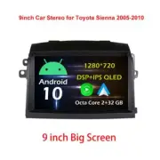 9" 8 Core Android 12 Car Stereo Radio for Toyota Sienna 2005-2010 GPS CARPLAY