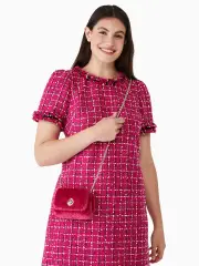 audrey shearling micro crossbody