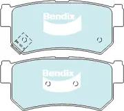 Bendix General CT Rear Brake Pad Set for Ssangyong Korando KJ 2.9L MB-OM662LA