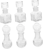 EXQUIMEUBLE 6Pcs High Heels Shape Wine Decanter Elegant Bottles for Wine Tasting Home Bar and Festive Occasions Whisky Holder with Freshness Preservation