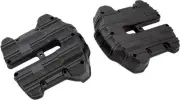 Arlen Ness 10-Gauge Rocker Box Top Covers Black #18-266 Harley Davidson