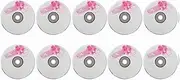 Tihebeyan PC Material CD R Disks in 52x Data Storage of The Speed ​​Office, 10 CD Packages in to Store Music (10PCS)