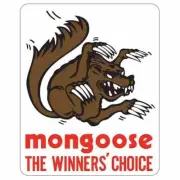Mongoose Goldstem or "Gold stem" decal - Old school bmx