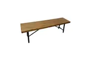 Vegas Rectangular Dining Bench 1.4m - Maple