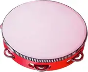 Kids Tambourine Drum - 8 Inch Tambourines For Adults | Hand Held Drum Bell, Educational Percussion Instrument, Percussion Instrument For Professionals Beginners Tambourines