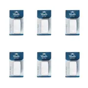 6PK Malli Braided Flat Portable Sewing Elastic Band Tape/Cord 4cm x 3m Assorted