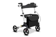 Altus Walker Rollator Deluxe Folding Rollator with Seat Aluminium Frame Outdoor