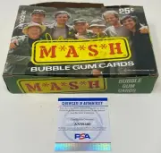 Jamie Farr Signed 1982 Donruss MASH M*A*S*H 4077 Klinger Empty Card Box PSA/DNA