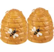 Primitives by Kathy Bee Skep Salt and Pepper Shakers 457609
