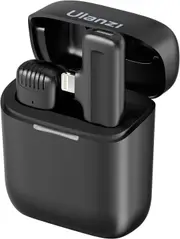 Ulanzi J11 Wireless Lavalier Microphone System with 300mAh Charging Case for iPhones/iPads