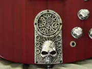 SKULL TAIL PIECE for gibson epiphone les paul sg guitar tailpiece steampunk