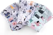 Male Dog Belly Band: Handmade Adjustable, Reusable, Hook&Loop Cloth Pad for Canine Pet, Untrained Potty Puppy, Incontinent Aging Dogs, Baby Quokka (Large, Dogs)