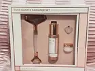 BeautyBio Rose Quartz + Radiance Set: Brazilian Rose Quartz-Roller + NIB
