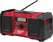 Milwaukee 4933451252 M18JSRDAB 18v JOBSITE DAB RADIO-M18JSRDAB+-0, 18 V, Red, One Size