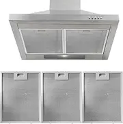 3Pcs Range Hood Filter 13x10 Range Hood Grease Filter for Kitchen Practical Washable for Filters Grease from Stove Overhead