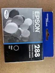 Epson 288 Standard-Capacity Black Ink Cartridge - Exp. 08/2021 - Sealed