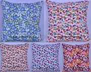 10 Pc Cushion Cover Indian Quilted White Pillow Case Sofa Home Decor Bohemian