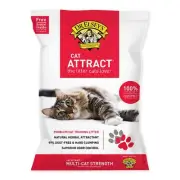 Cat Attract 18 lb Premium Clumping Cat Litter Low Dust Odor Control Herbal At...