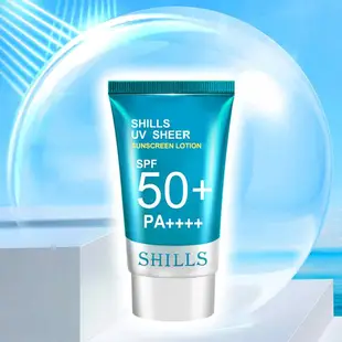 【SHILLS】 舒兒絲 SPF50+ 很耐曬 shills防曬乳 40ml 臉部防曬乳 超清爽超能長效防曬凝乳