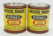 MINWAX 2126 Driftwood - OIL BASED WOOD STAIN Pint X2 - Old Label