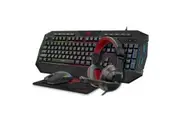 Havit Gaming HeadSet+Keyboard+Mouse+MousePad 4 in 1 Gift Combo Set