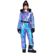 NWT Tipsy Elves Iridescent Iris Snowsuit Purple S