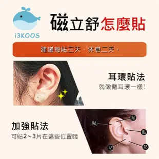 【i3KOOS】磁力貼550高斯 耳貼款10枚 包 共2包(磁力貼片 磁石 磁力片)