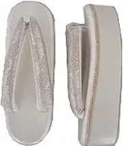 [アンドウ] Ando NO.258 Women's Cord Lace Sandals, White (Off-White), Free Size