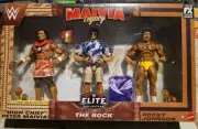WWE Mattel Elite Collection Generations Maivia Legacy the ROCK 3-Pack Exclusive