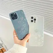 Heart Print Transparent Phone Case - iPhone 13 Pro Max / 13 Pro / 13 / 13 mini / 12 Pro Max / 12 Pro / 12 / 12 mini / 11 Pro Max / 11 Pro / 11 / SE / XS Max / XS / XR / X / SE 2 / 8 / 8 Plus / 7 / 7 Plus Transparent - iPhone 11 Pro Max
