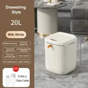 Smart Sensor Trash Can 15L – Automatic Touchless Garbage Bin for Bathroom & Home