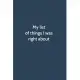 My list of things I was right about: Office Gag Gift For Coworker, Funny Notebook 6x9 Lined 110 Pages, Sarcastic Joke Journal, Cool Humor Birthday Stu