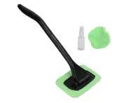 Windshield Cleaning Brush Soft Fiber Cloth Reusable Detatchable Handle Universal for Cars Trucks Motorcycles Boats