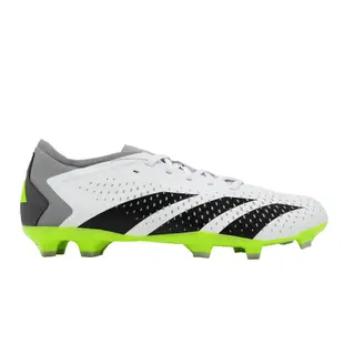 adidas 足球鞋 Predator Accuracy.3 FG 愛迪達 白綠 短草場適用 男鞋 ACS GZ0014