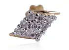 0.18 Carat Round Brilliant Cut Natural Diamonds Nose Stud In 18K Gold