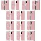 NATURE MAGICK ROSE GOLD MONOGRAM 2 LEATHER BOOK WALLET CASE FOR SAMSUNG PHONES 1