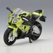 1/18 BMW S1000RR Motorcycle Model Diecast Motorbike Models Toy Kids Gifts Green