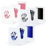 Ozoffer 2X Newborn Wipe AU Safe Hand & Foot Print Kit Baby Inkless Christmas Gift